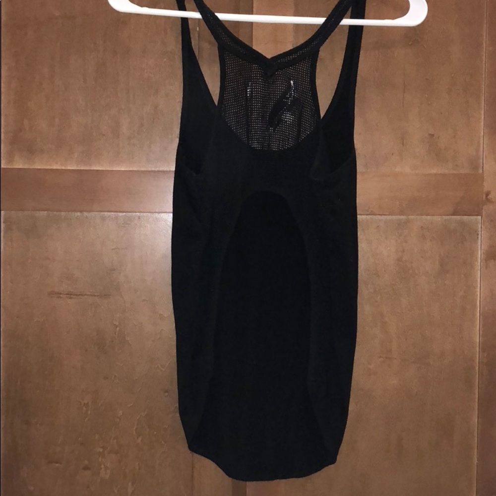 Open back tank top